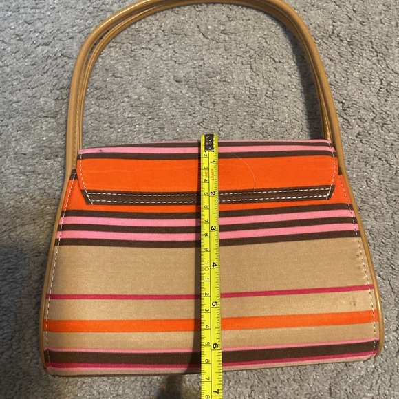 Kate Spade Small Canvas Striped Purse - Picture 8 of 12